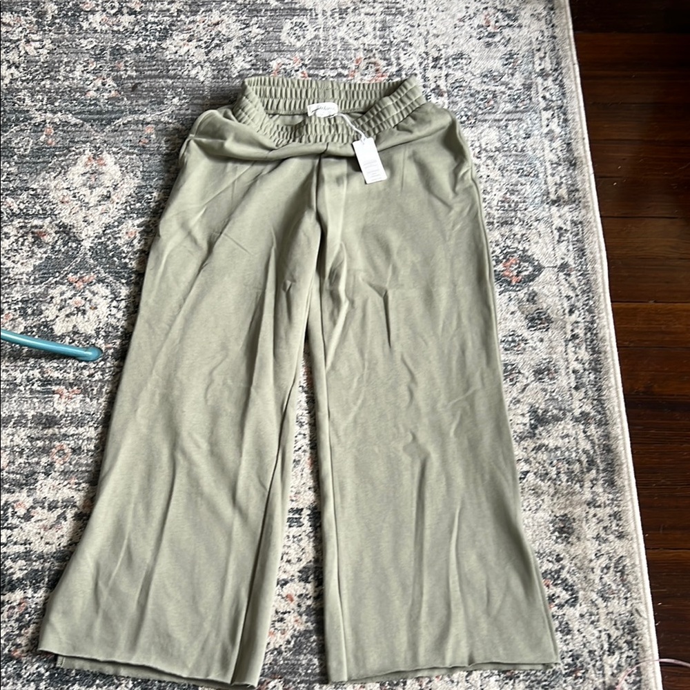 Risen Sage Wide-Leg Sweatpants